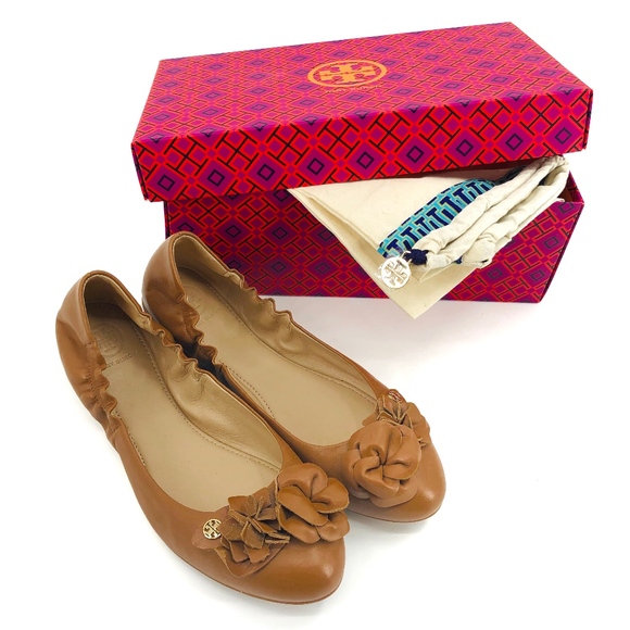 Tory Burch Shoes - NWT Tory Burch Blossom Ballet Nappa Leather Flats